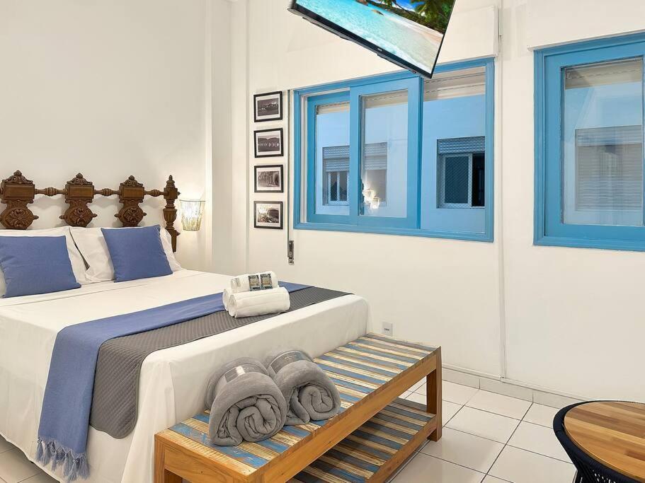 Appartement Facing The Sea Ac Basilica Embare Bars&Restaurants à Santos  Extérieur photo