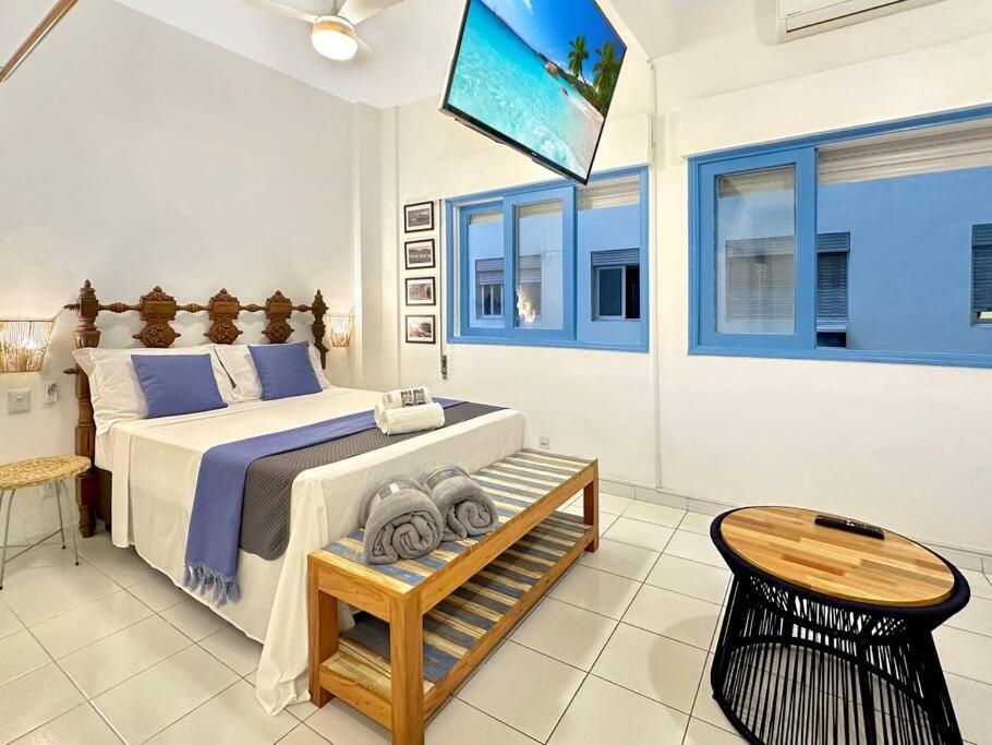 Appartement Facing The Sea Ac Basilica Embare Bars&Restaurants à Santos  Extérieur photo